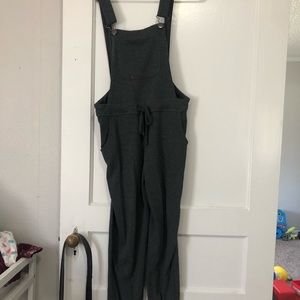 Sweat-pant Overalls